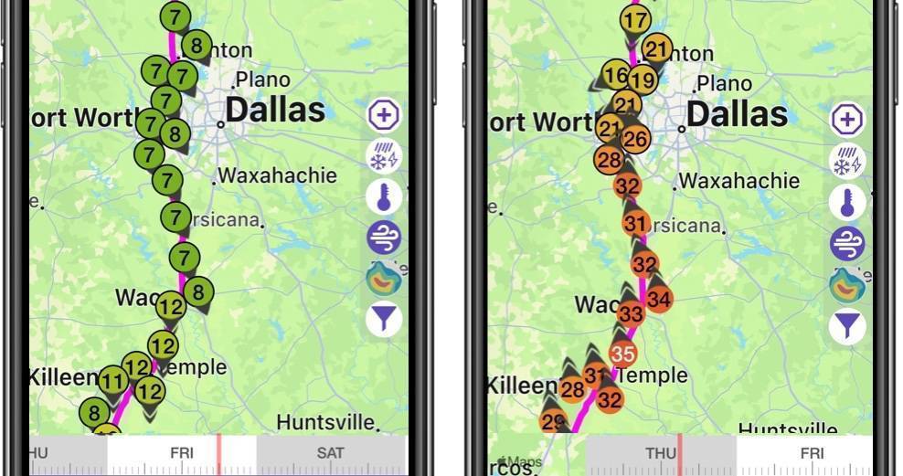 Headwind or tailwind comparison for truckers and RVers