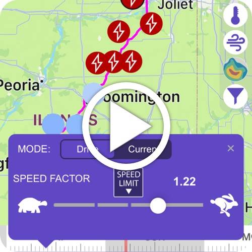 Time Tweaker matches the forecast to your speed