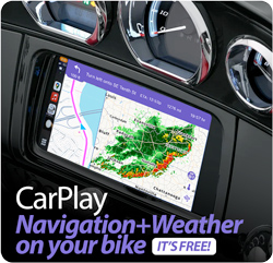 Drive Weather on CarPlay for motorcycles
