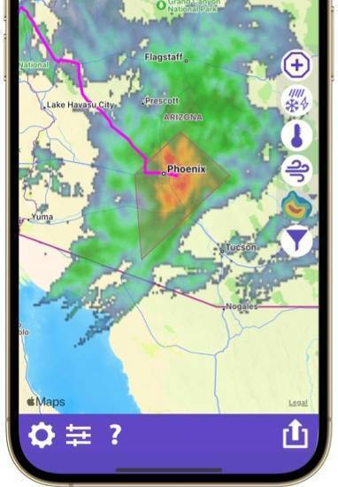 Radar on route