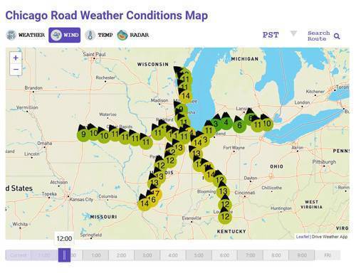 Chicago Road Weather Image