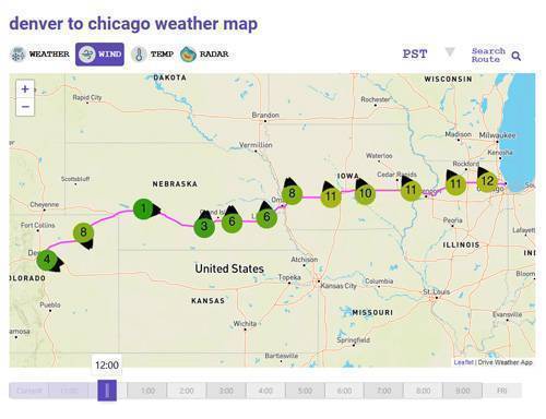 Driving Chicago To Denver Drive Drive Weather