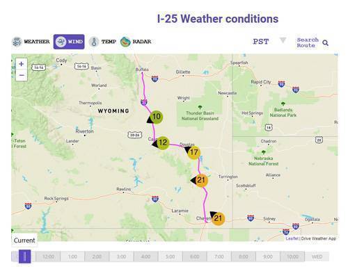 I-25 Wyoming Weather Image