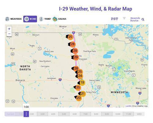 I-29 North Dakota Weather Image