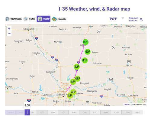 I-35 Missouri Weather Image