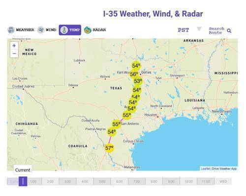 I-35 Texas Weather Image