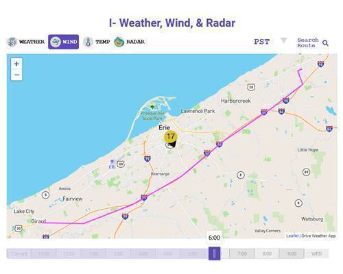 I-90 Pennsylvania Weather Image