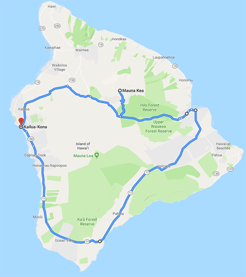 Big Island Loop Road Trip