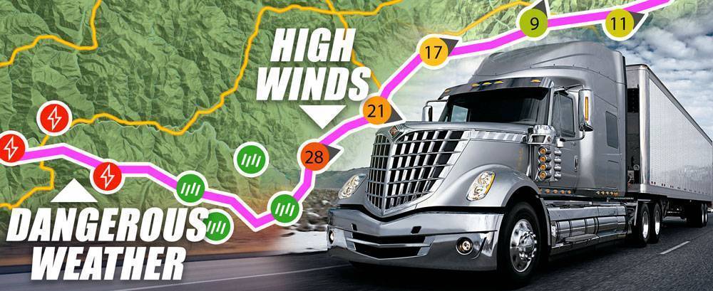 Trucking app for winds